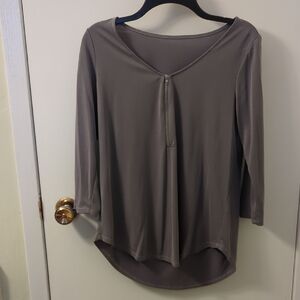 Elegant Taupe Women's Top
